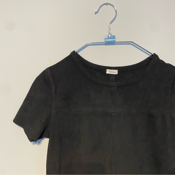 ๐๏ธ 4 for 20$ - Garage Faux Suede T-Shirt Dress / Black / XS - Picture 3 of 8